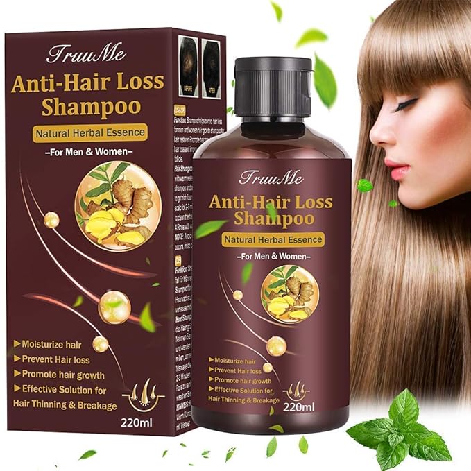 Hair Thickening Shampoo, Natural & Organic Herb Shampoo for Hair Regrowth Faster, Prevent Hair Loss, Suitable for All Hair Types, Unisex, 0.0353 Fl Oz