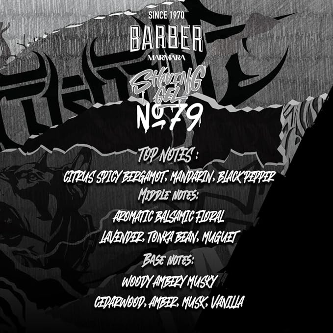 Barber Marmara Shaving Gel Series (500 ml, 79)