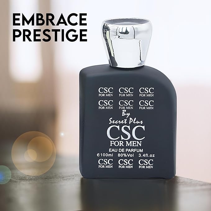 CSC's Cologne–Bold & Sophisticated Scent Perfume for Men With Citrus,Spice,And Woody Notes–Long Lasting Fragrance For All Occasions