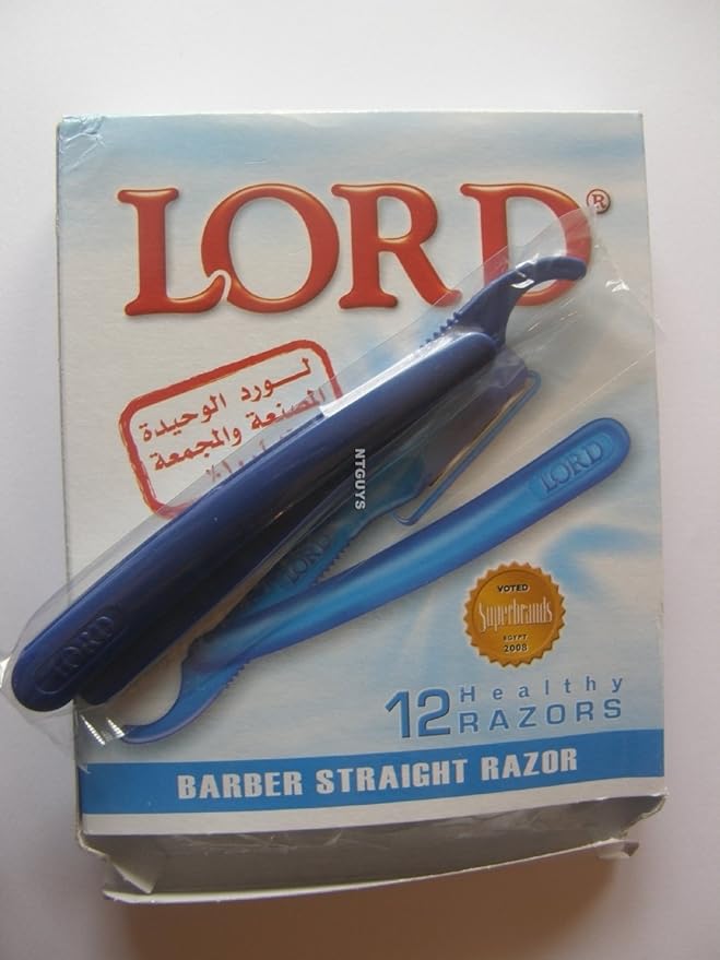 LORD Straight Razor Barber Single Edge Disposable 12 pcs. L02PS