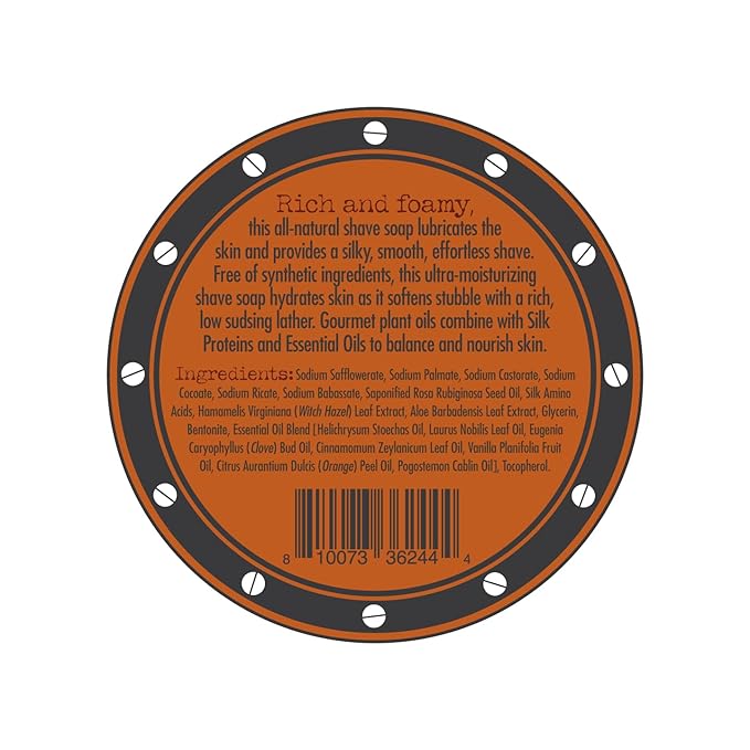 Three Sisters Apothecary 3.5 oz. Shave Soap (Bay Rum)