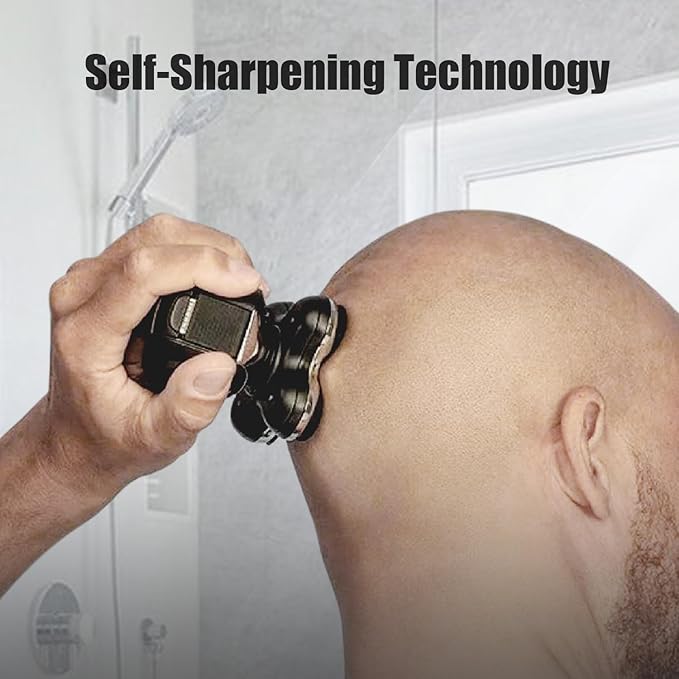 2 Pack Pro Head Shaver Replacement Blades Compatible with Remington Balder Pro Head Shaver Model XR7000, 5 Dual Track Heads for Remington Shaver, Precision Electric Shaving for Bald Men