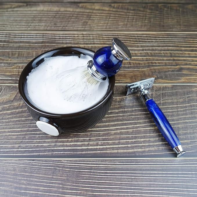 Shaving Soap Bowl For Men, Easier to Lather Black