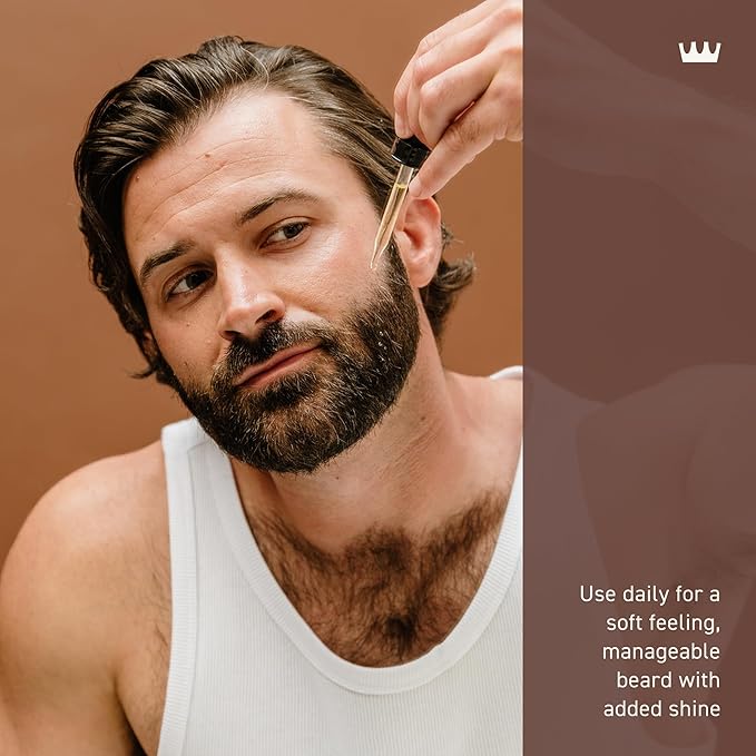 Cremo Beard Oil, Revitalizing Casked Vanilla, 1 fl oz - Restore Natural Moisture and Soften Your Beard To Help Relieve Beard Itch