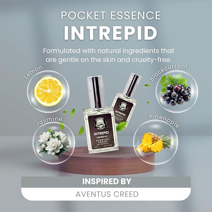 Fragrance Inspired by Aventus Creed | Eau de Parfum For Men | Intrepid | 0.5 FL OZ 15ML