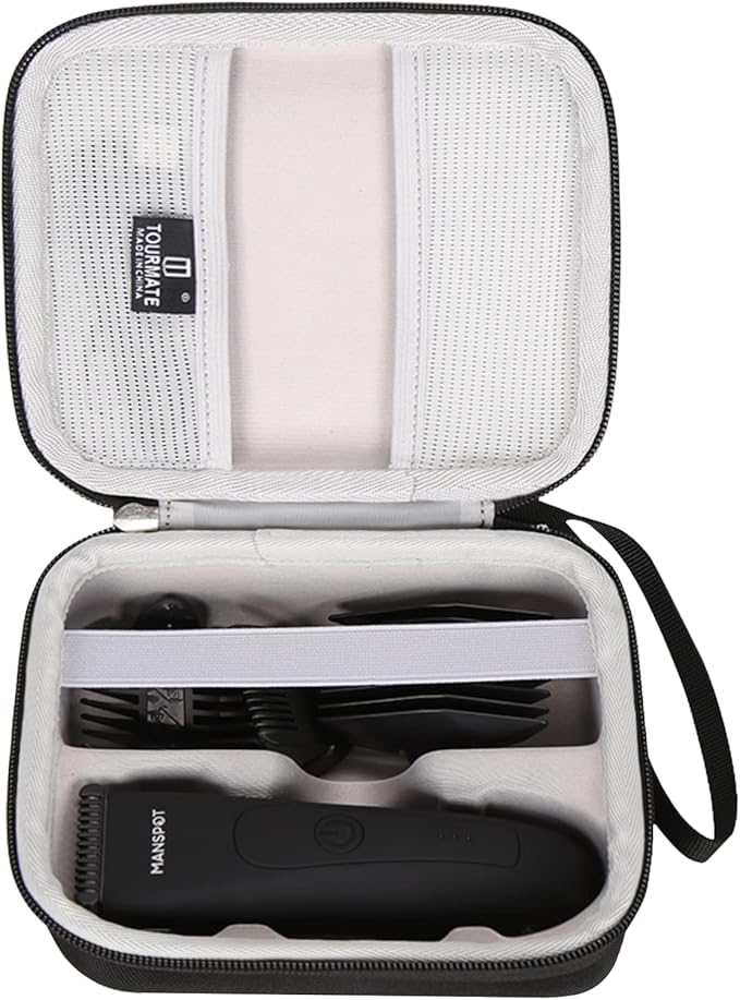 Tourmate Hard Storage Case for MANSPOT Groin Hair Trimmer (Case Only)