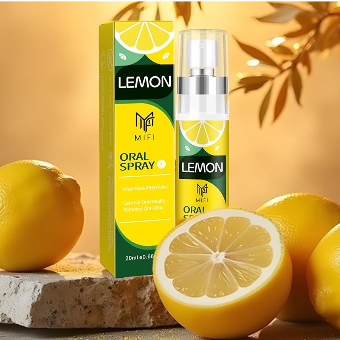 PEGO Oral Spray for Bad Breath,Dry Mouth Spray,Portable Mouth Spray,Fights Bad Breath,Removes Oral Odor,Sugar-Free Breath Fresheners,Long-Lasting Fresh Breath(Lemon Flavor*2Pack)
