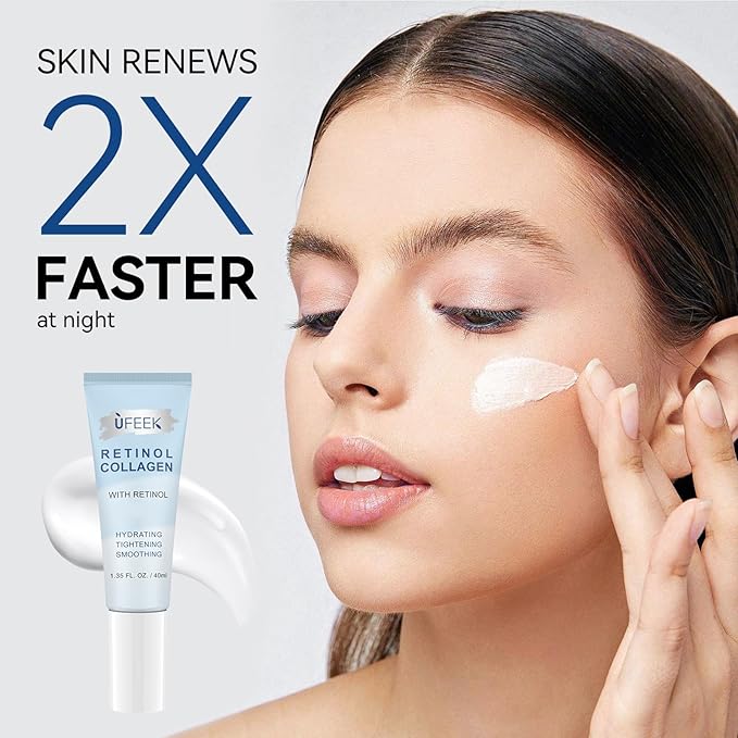 Retinol Moisturizer Face Cream with Hyaluronic Acid – Anti Aging & Hydrating Cream for Face, Neck, Chest & Body – Lightweight Instant Face Lift Cream, Gentle Formula for Men & Women, 1.35 FL OZ