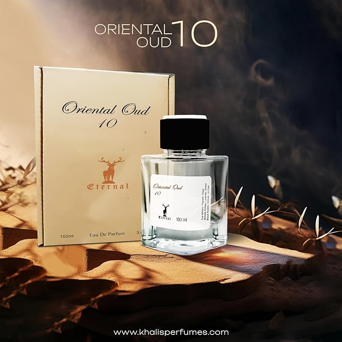 Maison d'Orient ORIENTAL OUD 10 Eternal Collection Dubai 100 ML (3.4 oz) EDP for Men and Women - Oud Leather Perfume with Saffron, Amber, and Musk - Long-Lasting Unisex Fragrance