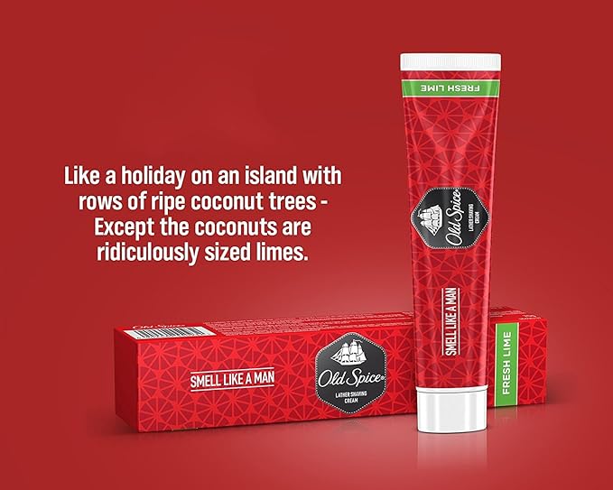 Old Spice Lather Shaving Cream Fresh Lime -70g