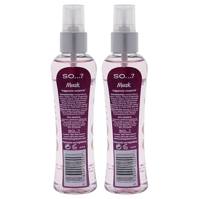 Musk Body Mist by So…? for Women - 3.5 oz Body Mist - Pack of 2