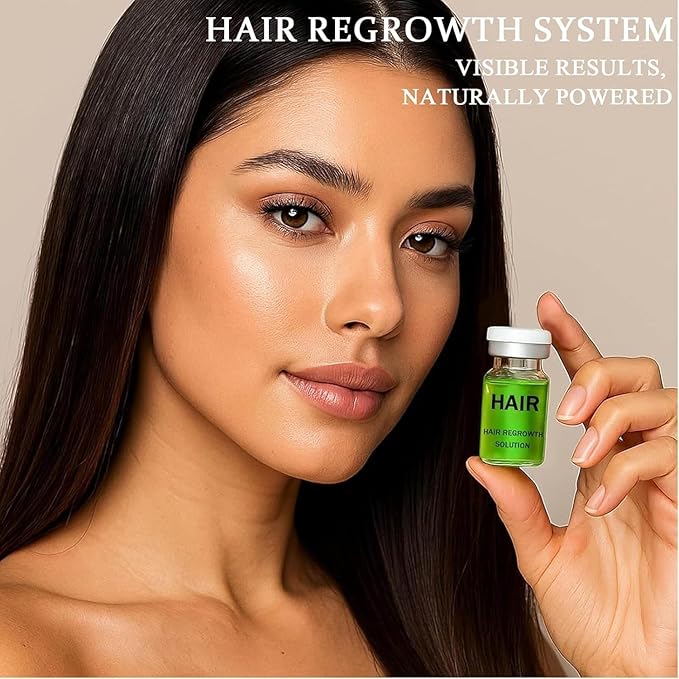 Hair Regrowth System, Advanced Hair Growth Treatment Ginseng, for Men and Women