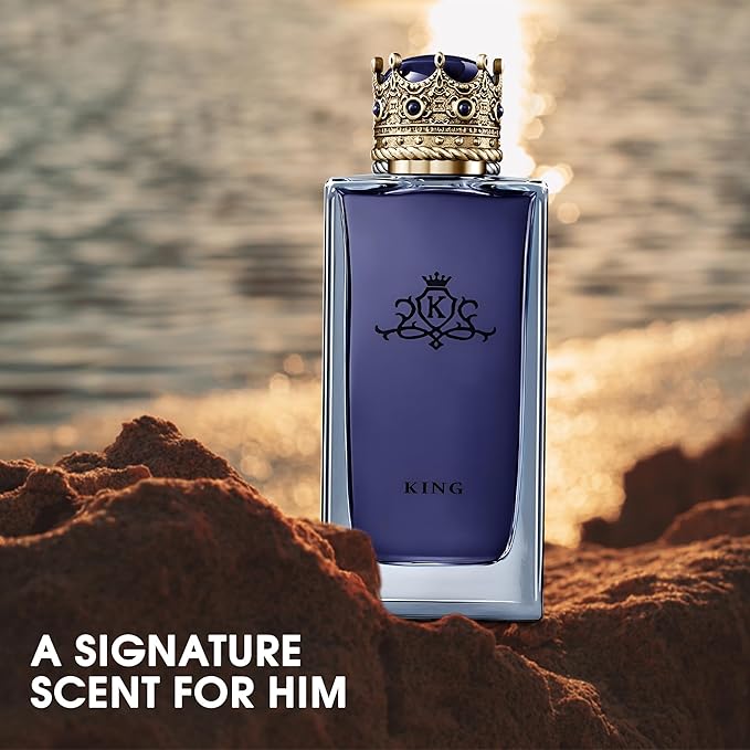 Men’s Cologne King Original Natural Spray Eau De Toilette,Long-Lasting Scent Perfume for Men Elegant Bottle - Great Holiday Gift, 3.4 Fl Oz/100 Ml