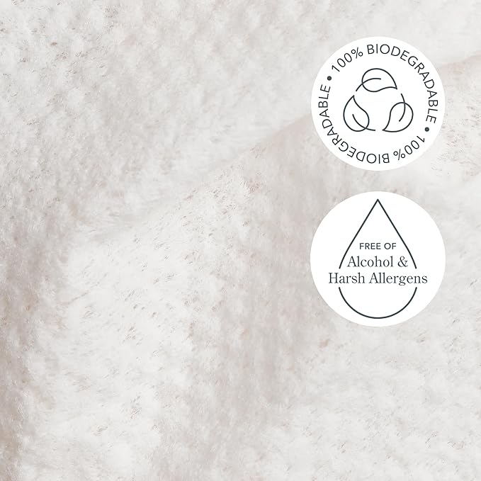 Beekman 1802 Face & Body Wipes, Juicy Peachy Lychee, 30 Count - Cleanses Dirt & Makeup - With Goat Milk, Aloe & Vitamin E - Alcohol Free, Biodegradable - Good for Sensitive Skin - Cruelty Free