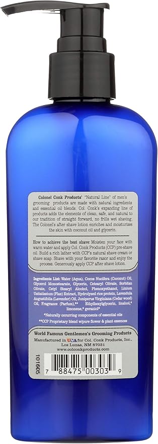 COLONEL CONK After Shave Lotion Rio Grande Lavender, 6 FZ