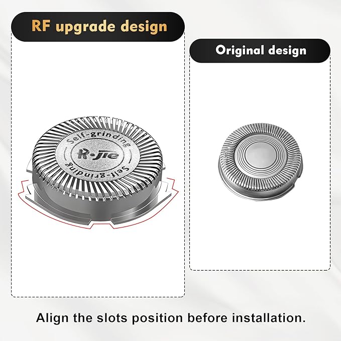 SH30 Replacement Heads for Philips Norelco Shaver Series 3000, 2000, 1000 and S1560 with Durable Sharp Blade, Razor Blades for Philips Norelco Shaver 3800, 3600, 2400, etc.