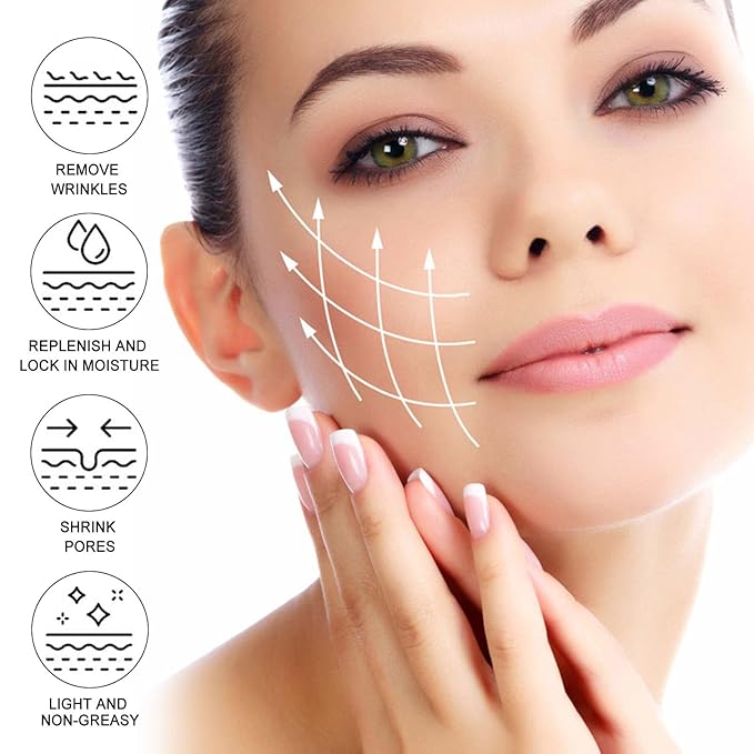 Retinol Face Cream with 15% Hyaluronic Acid, Day-Night Collagen Face Moisturizer for Lifting ＆ Firming Skin, Anti-Aging Cream for Women for Wrinkles, Fine Lines and Dryness - All Skin Types 1.7 Fl Oz