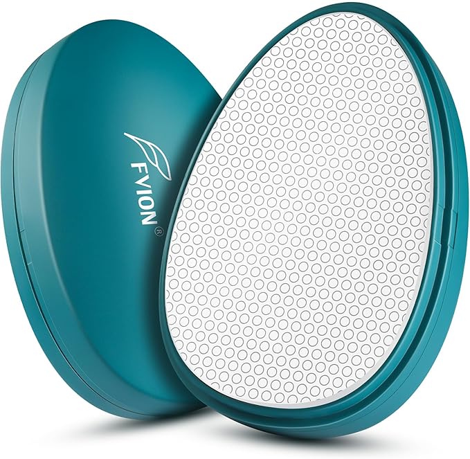 FVION Painless Glass Hair Eraser, Innovative Fine Grit Crystal Body Shaver for Smooth Skin, Effortless Hair Removal Tool (Green)
