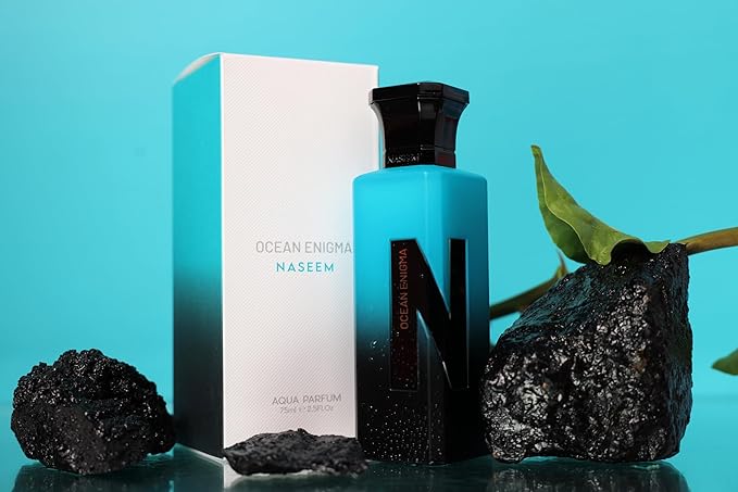 NASEEM Ocean Enigma Eau de Parfum 75 ml - Unisex Fragrance for Men and Women with Fresh Citrus, Spicy, and Woody Notes - Ideal Scent for Daily Wear and Special Occasions, Refreshing Aroma