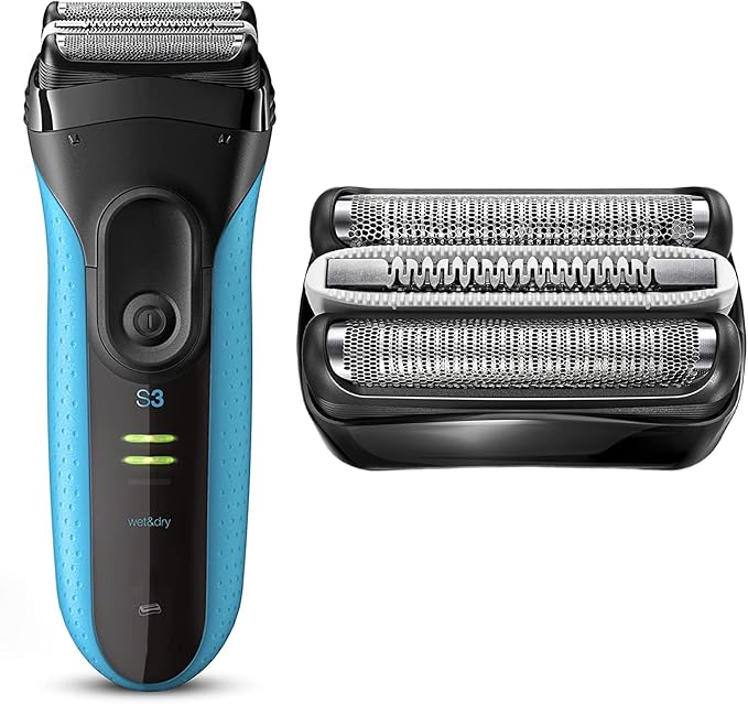 32B Series 3 Replacement Head for Braun ProSkin Electric Shaver, Compatible with Braun Foil Shaver 3000s 3010s 3020s 3030s 3040s 3050cc 3070cc 3080s 3090cc 320 330 340 350cc (1 Pack)