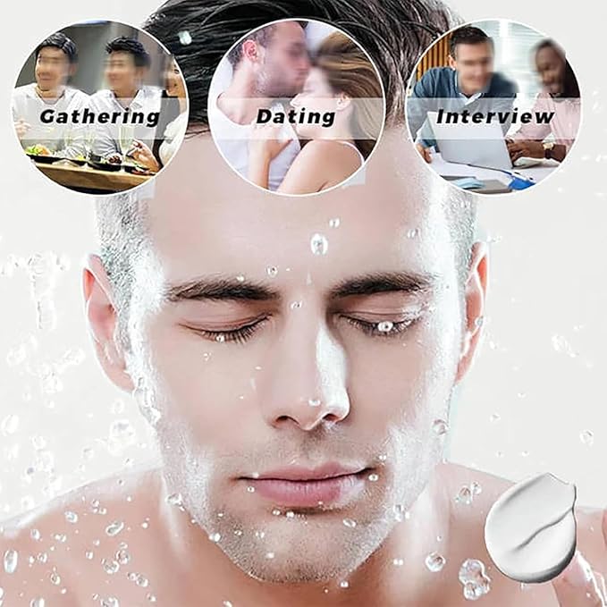 Men's Makeup Cream For Moisturizing & Spots Covering,Crema De Maquillaje Para Hombres Para Iluminar,Bare Face Cream For Men,Men's Tone-Up Lazy Cream,For All Skin Types (3PCS)