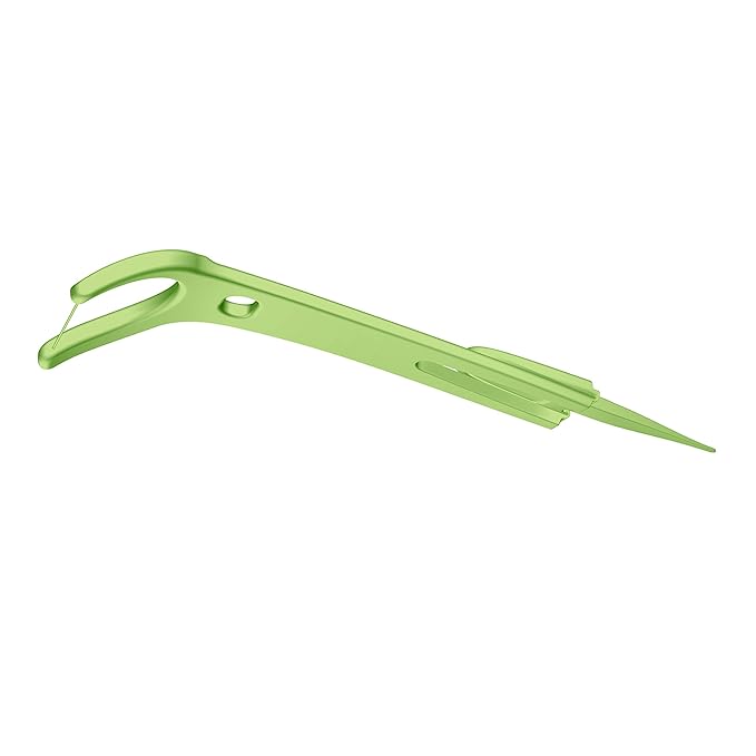 Plackers Back Teeth Micro Mint Dental Flossers, Delicious Mint Flavor, Provides Easy Access for Back Teeth, Built-in Protected Pick, Easy Storage, 75 Count, Pack of 4