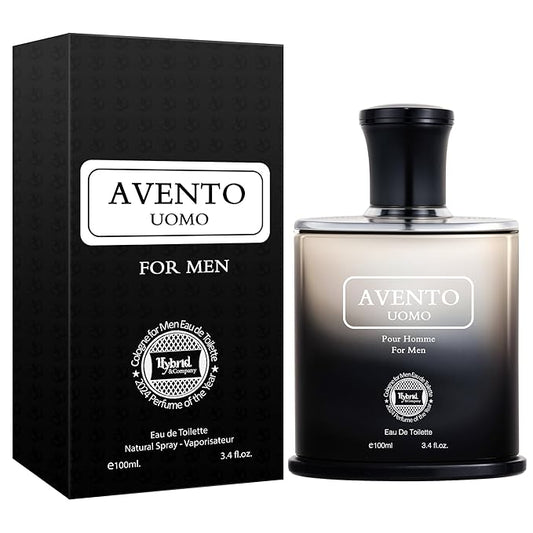 Hybrid & Company Avento Uomo For Men Eau De Toilette Vaporisateur Natural Spray 3.4 Fl Oz