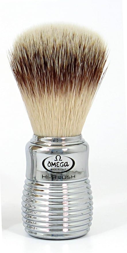 OMEGA Shaving Brush Chrome in Synthetic Rate