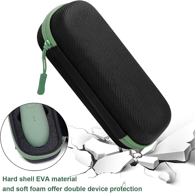 Case for Meridian Trimmer, Hard Carrying Case for MANSPOT Groin Hair Trimmer Without Recharge Dock, Meridian Shaver Storage Travel Bag MANSPOT Trimmer Holder with Shockproof Detachable Insert Foam