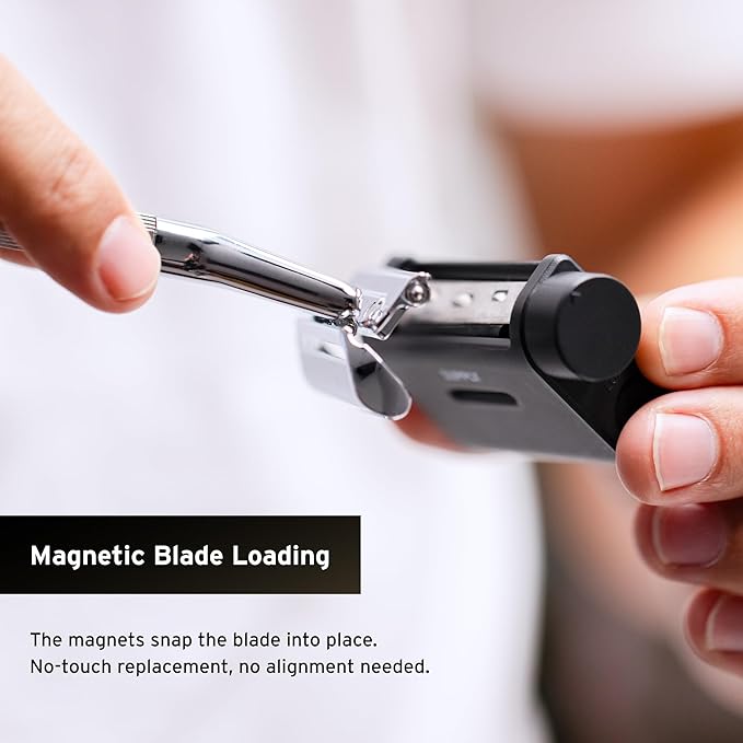 SUPPLY Single Edge Max Blade Refills for Men – Includes 8 Platinum Label Steel Replacement Blades – Crafted in Japan