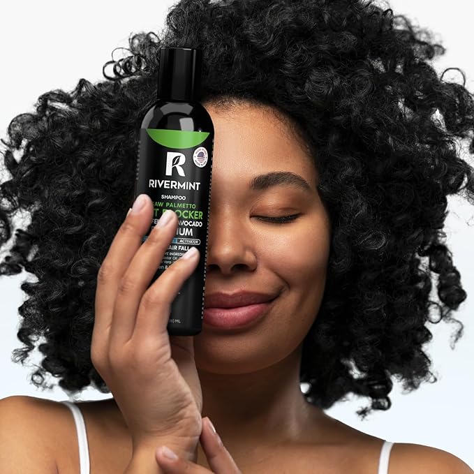 Hair Strengthening Minoxidil Shampoo Castor Oil, Biotin, Avocado Oil, Caffeine, Saw Palmetto, Onion, and Redensyl Hair Regrowth & Thickening Support Sulfate-Free, Paraben-Free, for Men & Women
