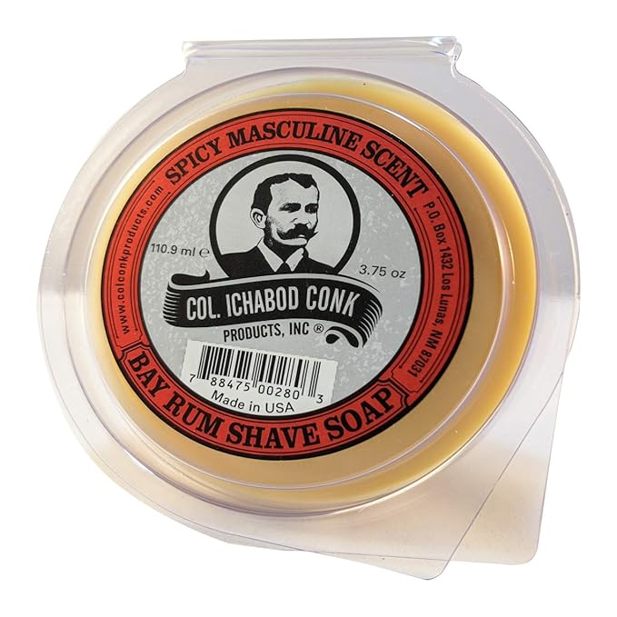 Col. Conk Bay Rum Shaving Soap 3.75 Ounce Large