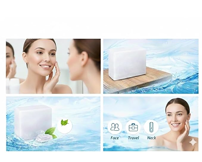 Alum Block for Men & Women | Traditional Shaving Alum Stone | Unscented | For Shaving & Daily Grooming Use | Pack of 3 (100 g Each)