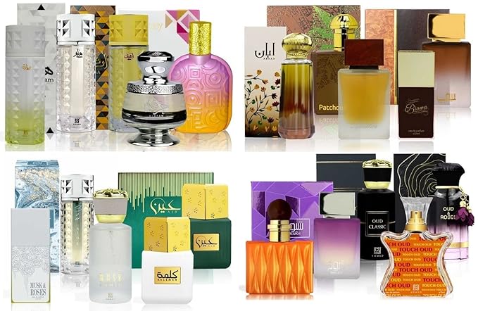 Ahmad Al Maghribi Perfume Samples (Mens Cologne Sampler Sets); Stuff for men - Muestras de perfumes árabes para hombres. Men Arabian Cologne