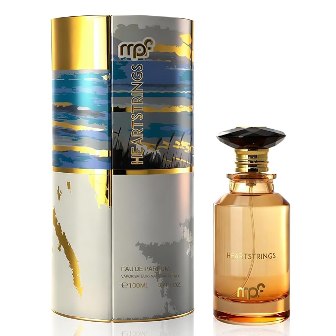 Heartstrings Unisex Eau de Parfum 100ml Bergamot Ginger Cologne Style Fragrance Long Lasting Sandalwood Amberwood Scent Perfume Gift for Men Women