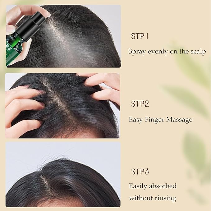 Yaopin Anti-Hair Loss and Hair Growth Solution, Yao Products Herbal Hair Care Serum 30ml/1.05oz (3 Pcs)