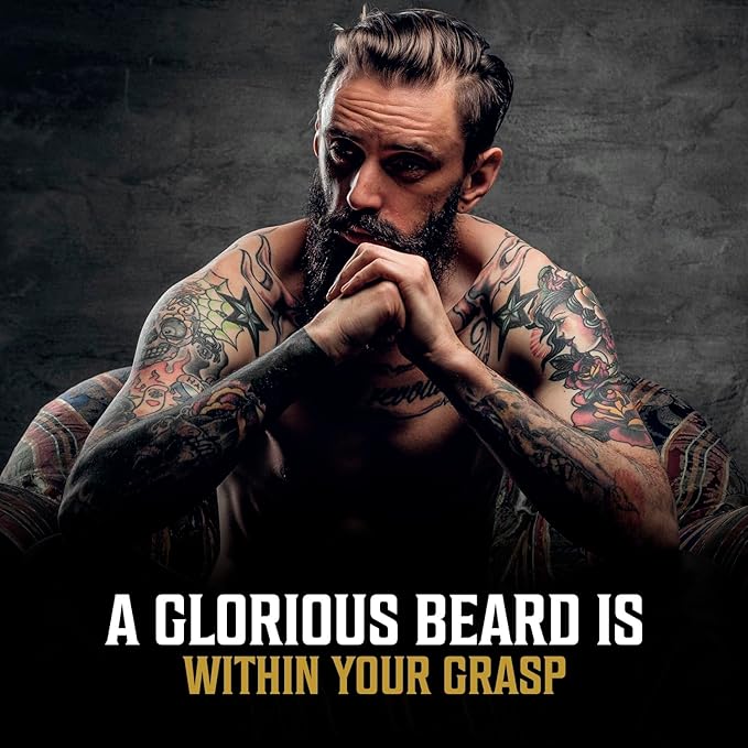 Viking Revolution Sweet Tobacco Beard Oil for Men - Natural Mens Beard Oil with Argan Oil and Jojoba Oil - Beard Softener, Strengthens and Moisturizes - Beard Conditioner for Men (Sweet Tobacco,1Pack)