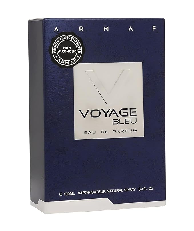 Armaf Voyage Bleu for Men Eau de Parfum Spray, 3.4 Ounce