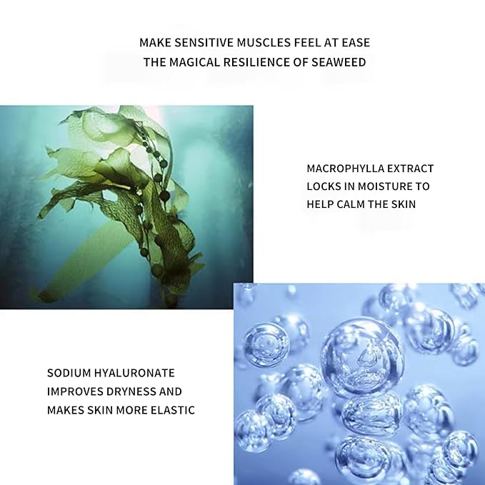 BLUE LOVE Astaxanthin Seaweed Face Serums for Men & Woman, Anti-Aging Hydration Facial Moisturizer Skincare for All Skin Types (Pack of 1, Unscented)
