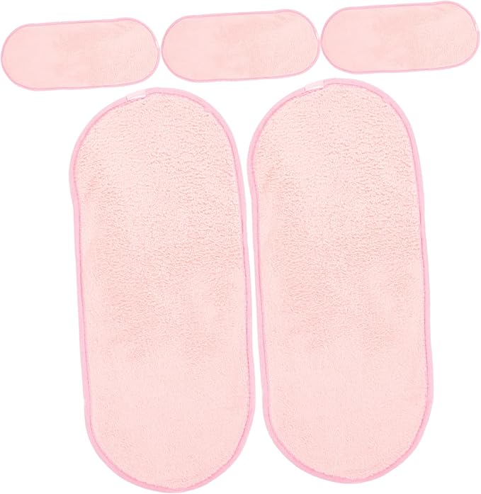 GALPADA 10pcs Coral Fleece Portable Face Wash Towels Soft Facial Cleaning Cloths for Travel Daily Use Comfortable Makeup Remover Towels Skin-Friendly for Men Women