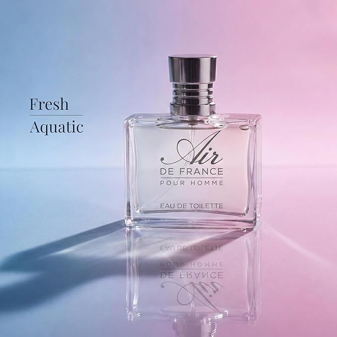 Charrier Parfums ‘Air de France pour Homme‘ Eau de Toilette Spray for Men - 50ML 1.7 Fl. Oz - Made in Provence, France