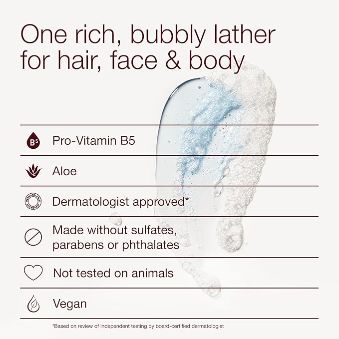 Bath & Body Works 3-in-1 Hair, Face & Body Wash for Men – Ocean Scent, Men's Shampoo & Cleanser with Pro-Vitamin B5 & Aloe, Coastal Air & Cypress Scent, 10 fl oz - 1 Pack