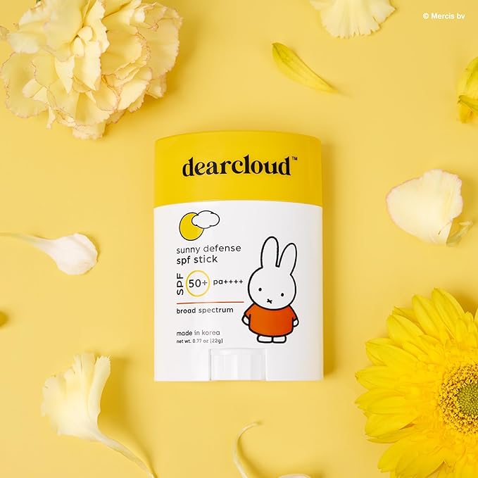 Miffy Sunny Defense Sun Stick SPF 50+ PA++++ – Korean Sunscreen for Face & Travel Size (.77 oz)