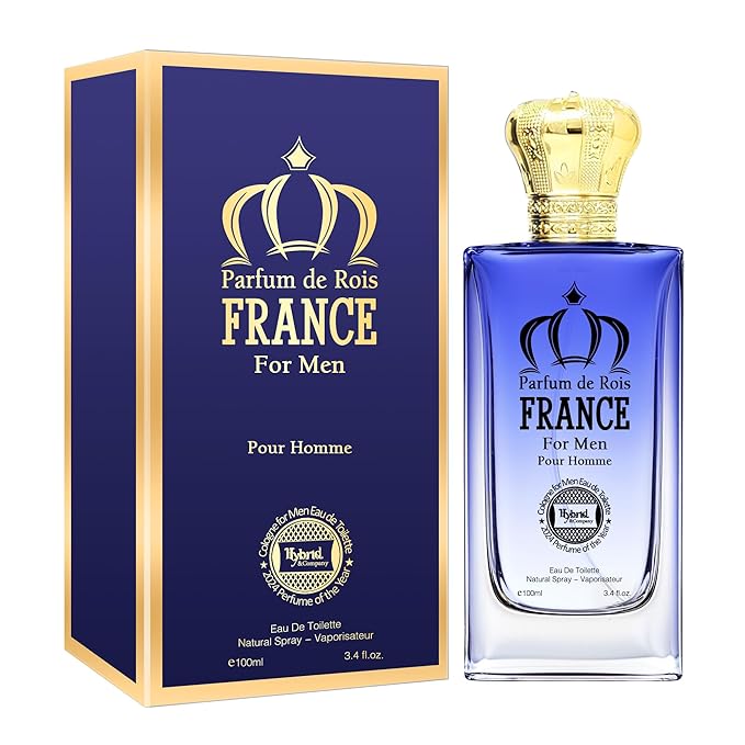 Hybrid & Company Parfum De Rois France Pour Homme For Men Eau De Toilette Vaporisateur Natural Spray 3.4 Fl Oz