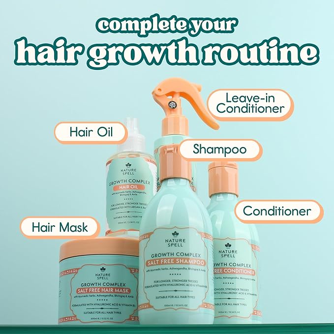 Nature Spell Lightweight Hair Oil, Nourishing Oil for Frizz Control, Heat Protectant, Hydrates & Strengthens Dry Damaged Strands, Smooths Split Ends, Adds Shine, For All Types, Vegan, 3.38 Fl Oz