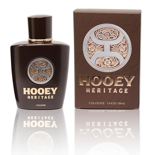 HOOEY Heritage Men’s Cologne – Sophisticated & Bold Fragrance for Men – Leather Saddle, Pine Needle Musk, Fresh Aquatic Breeze – Long-Lasting Men’s Cologne