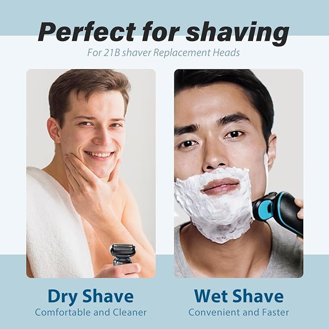 Series 5/6 53B Replacement Head Shaver Head Compatible with Series 5 Shaving Razor Head, Suitable for S5 5020cs 5018s 5035s 5049cs 5050cs 6020s 6040cs 6075cc 6072cc 6090cc.