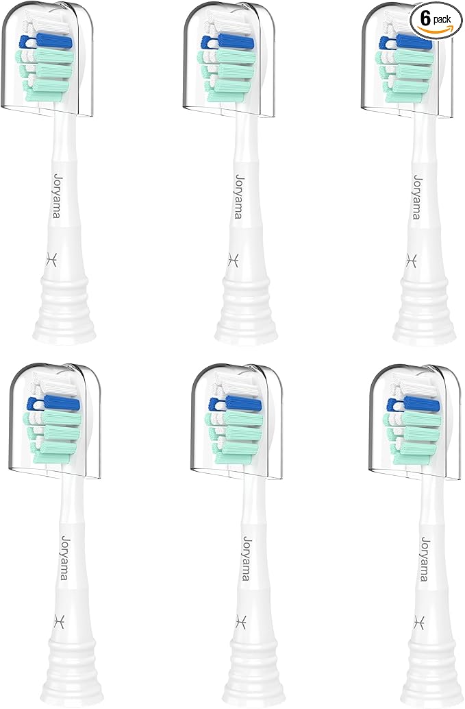 Replacement Toothbrush Heads for Philips Sonicare Replacement Heads, Electric Replacement Brush Head Compatible with Phillips Sonicare Electric Toothbrush, 6 Pack