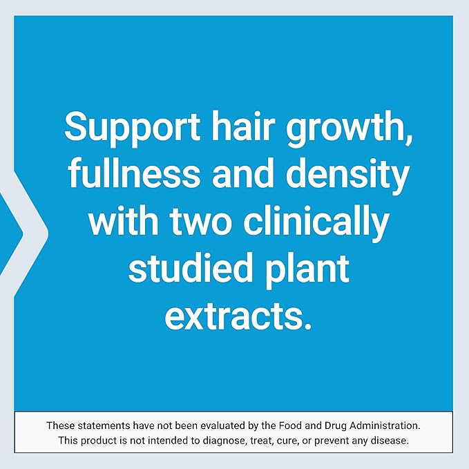 Life Extension Hair Growth for Women, hair growth supplement, fullness and density, Ceramosides™, VI-SPO®, non-GMO, 1-daily, gluten-free, 30 softgels