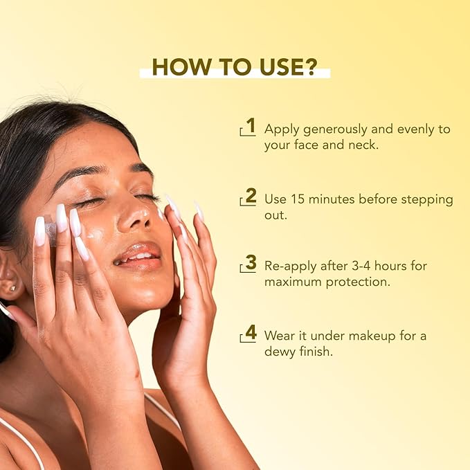 B.e.l.l.a Vita Water based Hydrating Unisex Sunscreen | SPF 50, Lightweight PA+++ | For All Skin Types, No White Cast, Non - Greasy Finish, UV Protection | For Men & Women 50ml.